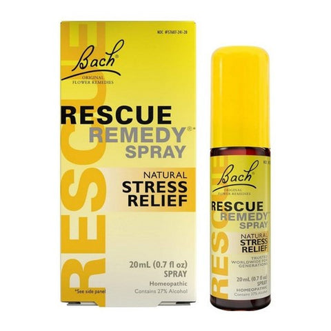 Bach, Rescue Remedy Natural Stress Relief Spray, 20 ML