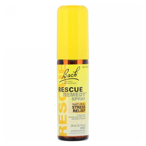 Bach, Rescue Remedy Natural Stress Relief Spray, 20 ML