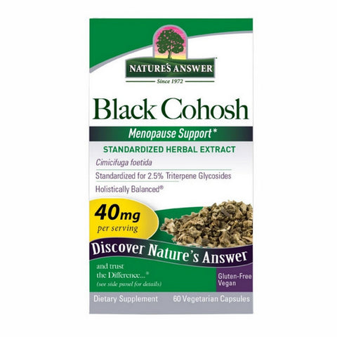 Nature's Answer, Black Cohosh Root Standardized, 60 Vcaps