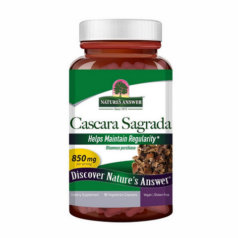 Nature's Answer, Cascara Sagrada Bark, 90 Caps