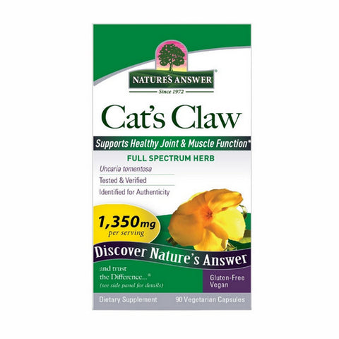 Nature's Answer, Cats Claw Inner Bark, 90 Caps