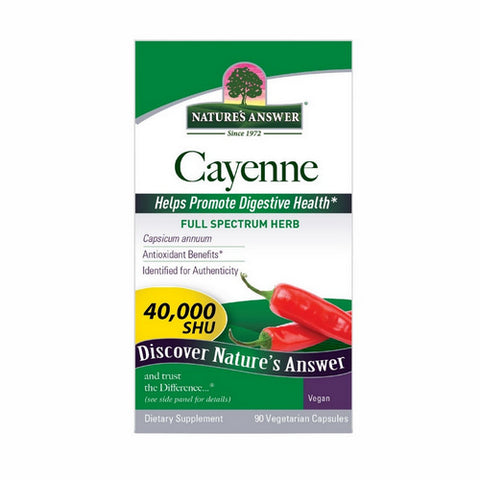 Nature's Answer, Cayenne Pepper Fruit, 90 Caps