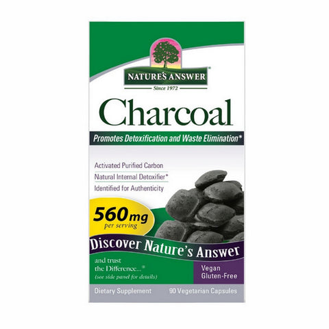 Nature's Answer, Charcoal Activated, 90 Caps