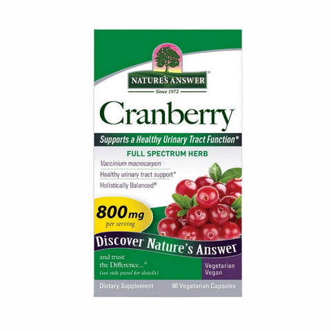 Nature's Answer, Cranberry Fruit, 90 Vcaps