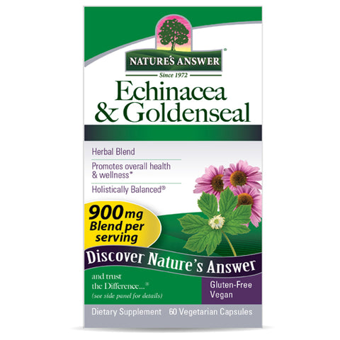 Nature's Answer, Echinacea-Goldenseal, 60 Vcaps