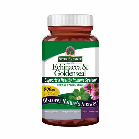 Nature's Answer, Echinacea-Goldenseal, 90 Vcaps
