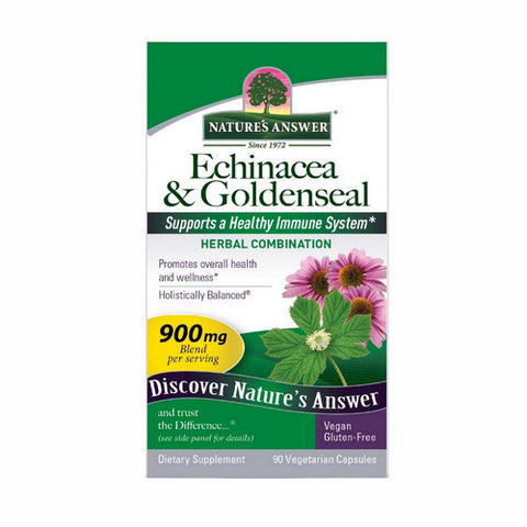 Nature's Answer, Echinacea-Goldenseal, 90 Vcaps