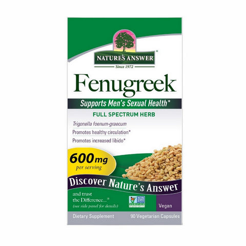Nature's Answer, Fenugreek Seed, 90 Caps