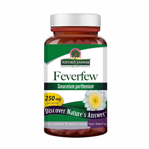 Nature's Answer, Feverfew Herb Standardized, 90 Vcaps