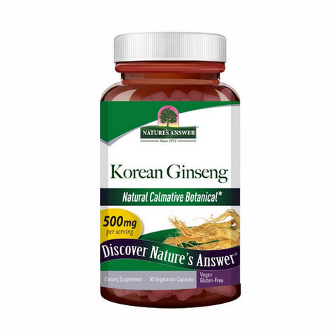 Nature's Answer, Ginseng Root Korean, 50 Vcaps