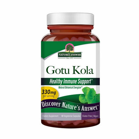 Nature's Answer, Gotu-Kola Herb, Standardized 60 Vcaps