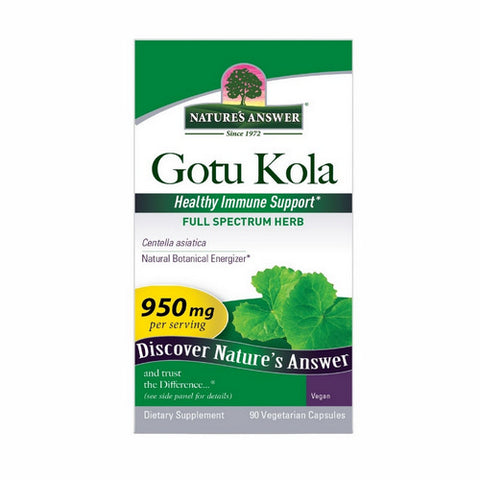 Nature's Answer, Gotu-Kola Herb, 90 Caps