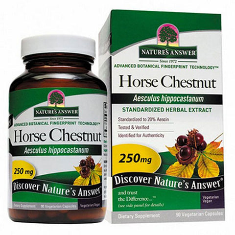 Nature's Answer, Horsechestnut Seed Standardized, 90 VegCaps