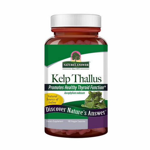 Nature's Answer, Kelp Thallus, 100 Caps