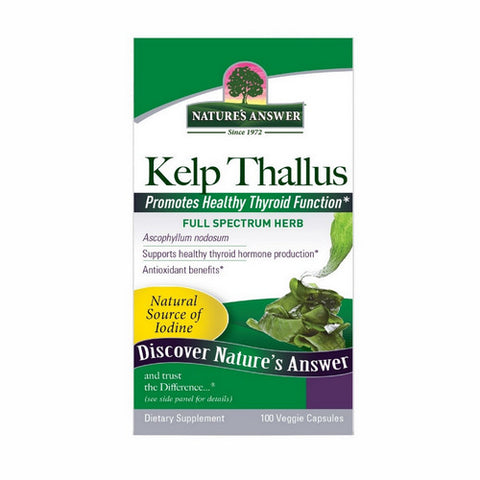 Nature's Answer, Kelp Thallus, 100 Caps