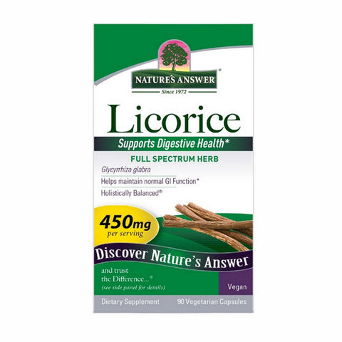 Nature's Answer, Licorice Root, 90 Caps