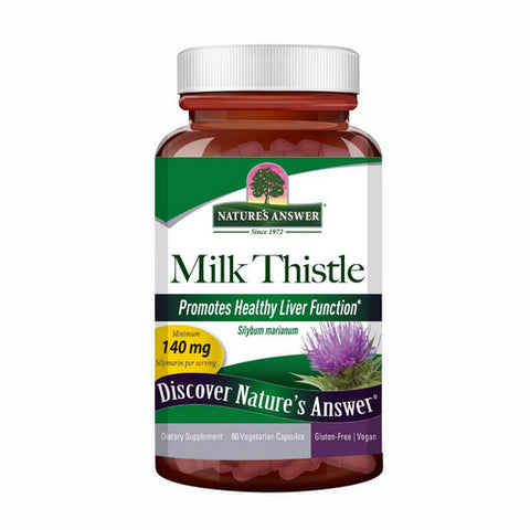 Nature's Answer, Milk Thistle Seed Standardized, 60 Veg Caps