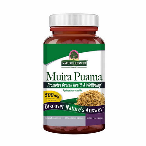 Nature's Answer, Muira-Puama Bark, 90 Caps