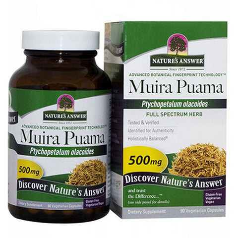 Nature's Answer, Muira-Puama Bark, 90 Caps