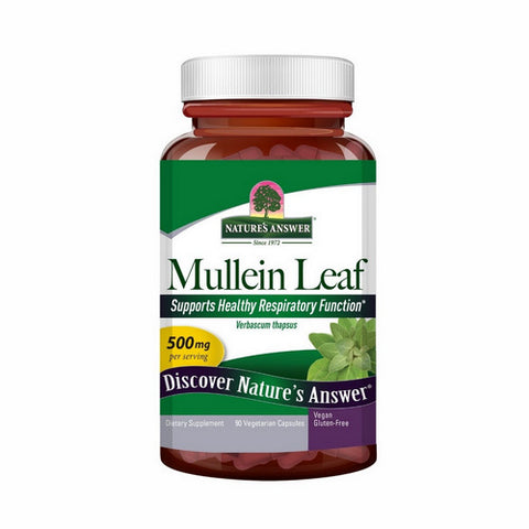 Nature's Answer, Mullein Leaf, 90 Caps