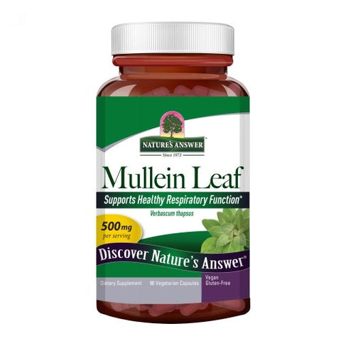 Nature's Answer, Mullein Leaf, 90 Caps