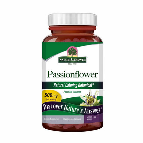 Nature's Answer, Passion Flower Standardized, 60 Vcaps