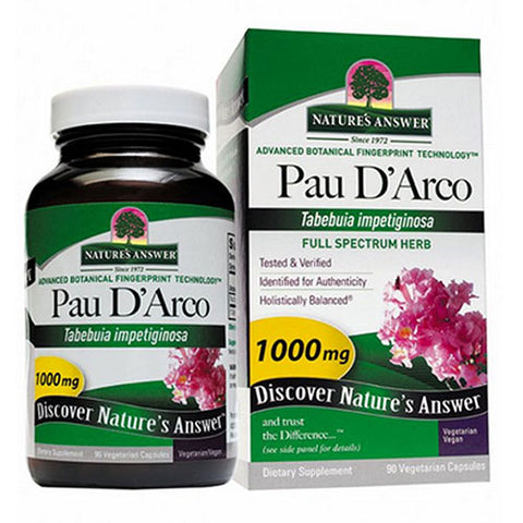 Nature's Answer, Pau DArco, 90 Caps
