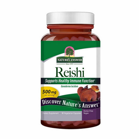 Nature's Answer, Reishi Mushroom, 90 VegCaps