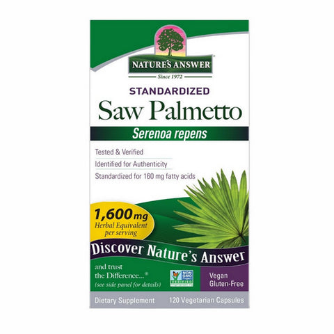 Nature's Answer, Saw Palmetto Berry Extract, 120 Veg Caps