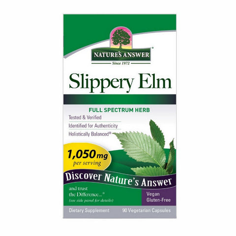 Nature's Answer, Slippery Elm Bark, 90 Caps