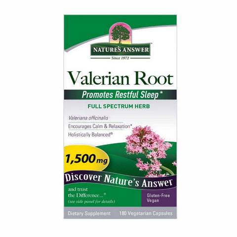 Nature's Answer, Valerian Root, 180 Caps