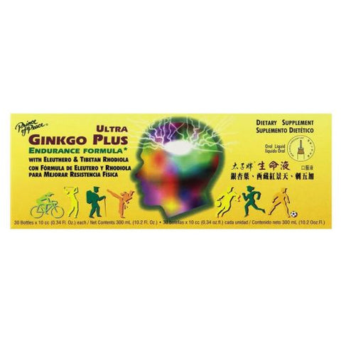 Prince Of Peace, Ultra Ginkgo Plus Endurance Formula, 30 vials