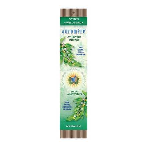 Auromere, Ayurvedic Incense Costen, 10 Grams