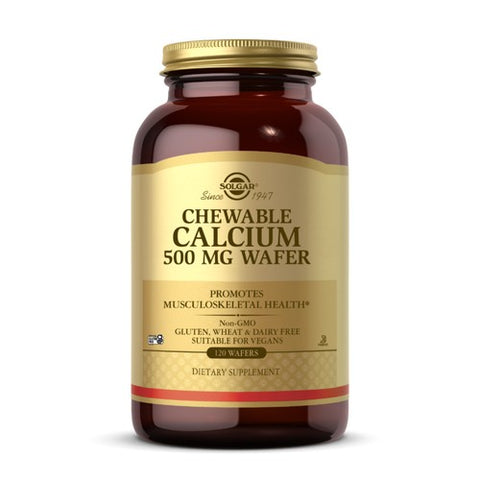 Solgar, Chewable Calcium, 500 mg, 120 Wafers