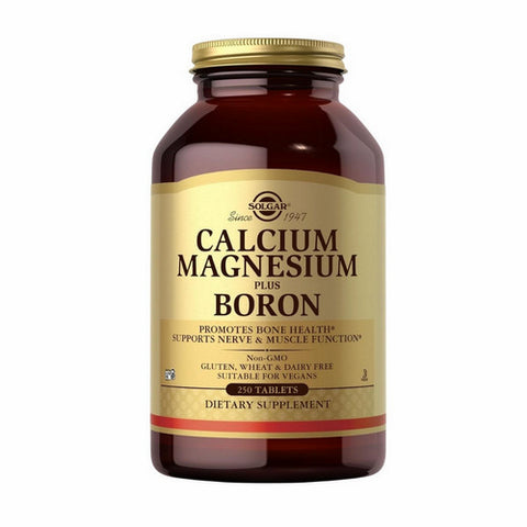 Solgar, Calcium Magnesium Boron Tablets, 250 Tabs