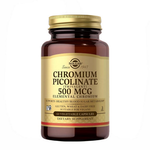 Solgar, Chromium Picolinate, 500 mcg, 60 Veg Caps