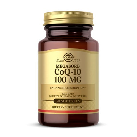 Solgar, Megasorb CoQ-10, 100 mg, 30 Soft Gels