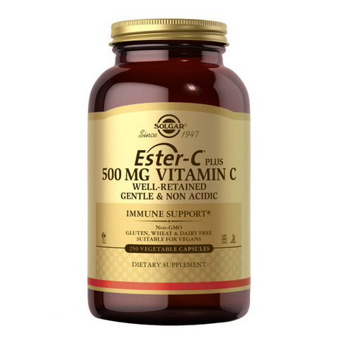 Solgar, Ester-C Plus Vitamin C (Ester-C Ascorbate Complex), 500 mg, 250 Veg Caps