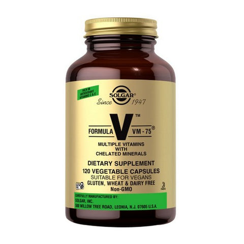 Solgar, Formula VM-75 Vegetable Capsules, 120 V Caps