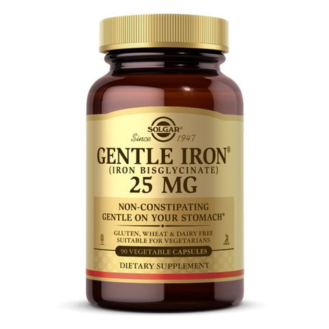 Solgar, Gentle Iron Vegetable Capsules, 90 V Caps
