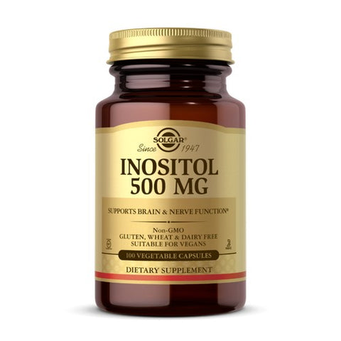Solgar, Inositol, 500 mg, 100 V Caps