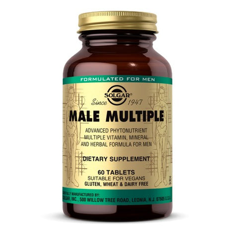 Solgar, Male Multiple Tablets, 60 Tabs
