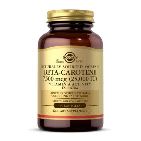 Solgar, Oceanic Beta Carotene, 25,000 IU, 90 S Gels