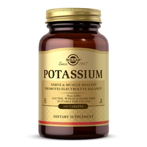Solgar, Potassium Tablets, 100 Tabs