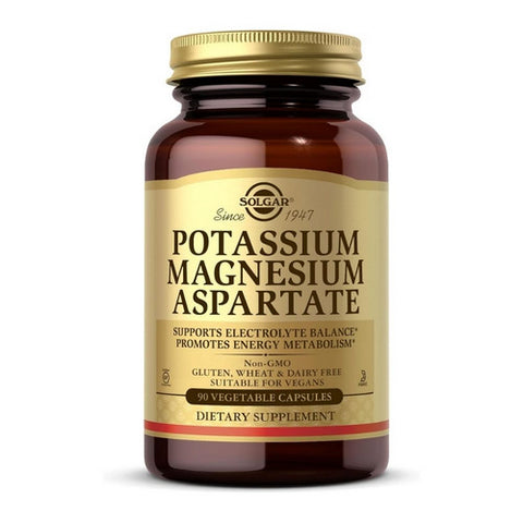 Solgar, Potassium Magnesium Aspartate, 90 V Caps