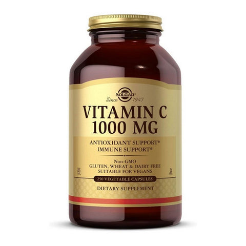 Solgar, Vitamin C, 1000 mg, 250 V Caps