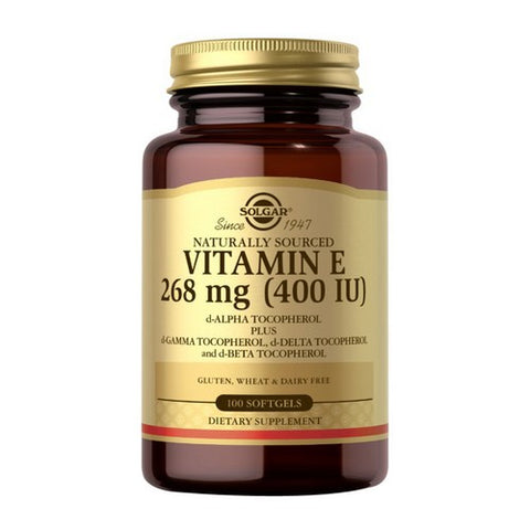 Solgar, Vitamin E Mixed (d-Alpha Tocopherol and Mixed Tocopherols), 400 IU, 100 Soft Gels