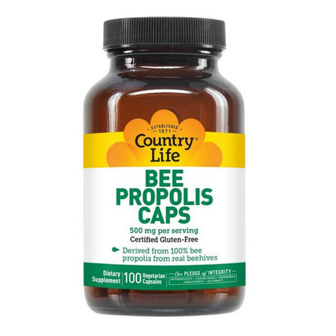 Country Life, Bee Propolis, 500 MG, 100 Caps