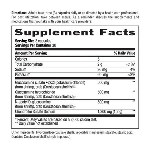 Country Life, Glucosamine/Chondroitin Formula, 90 Caps