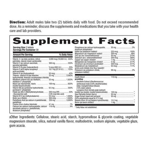 Country Life, Max For Men Maxi-Sorb Rapid Release The Maximized Masculine Formulation, 60 Tabs